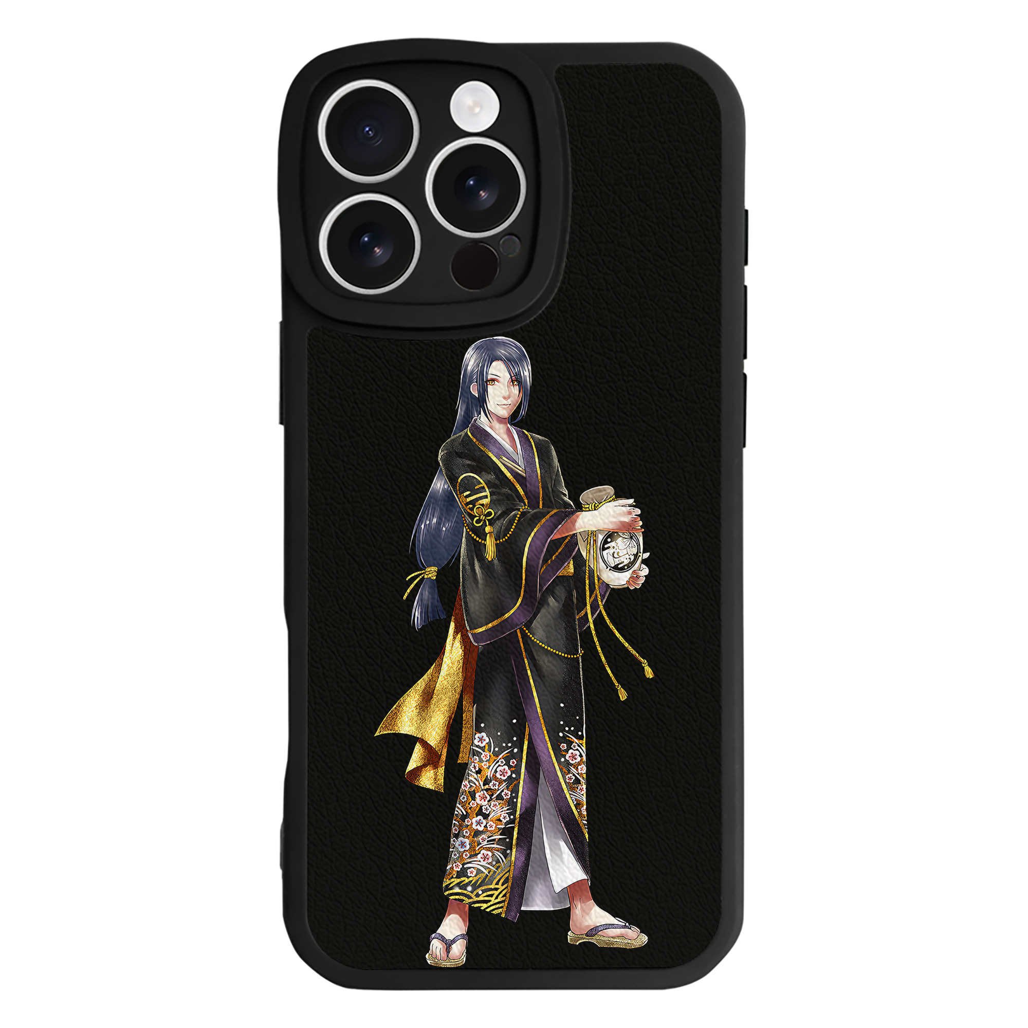 （画像用） 刀剣乱舞 Touken Ranbu 【iPhone 16シリーズ対応】シリコンスマホケース（レザー調） 材質：シリコン